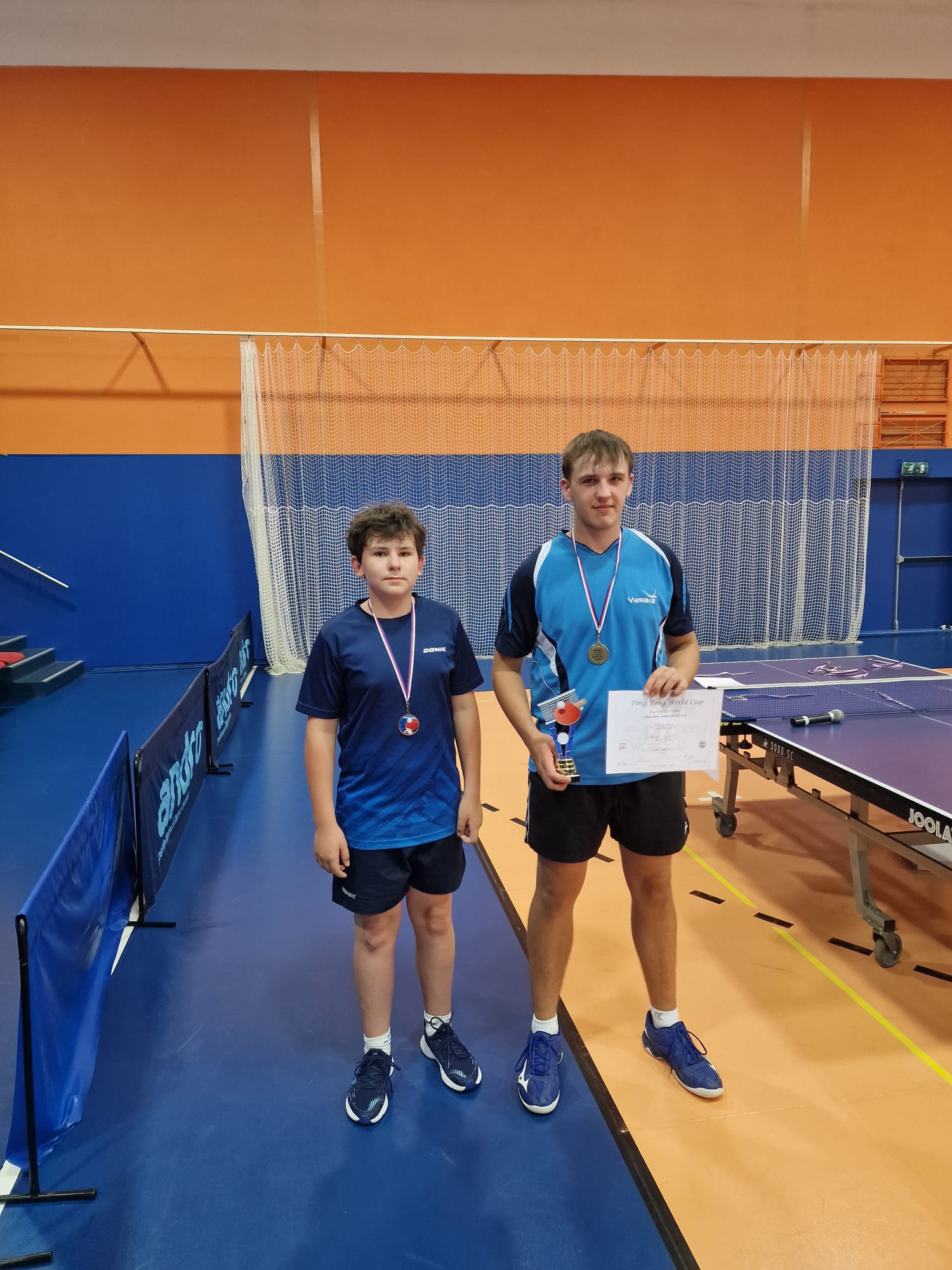 Hardbat Junioři Daniel Vitásek a Mazůrek Ondřej